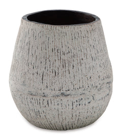 Distressed Brown 7.88-inch height vase, product view 2 - 2