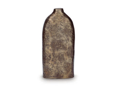 Antique Brass Finish 13.25-inch height vase, product view 2 - 2