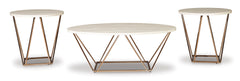 Two-tone three-piece table set, product view 2 - 2