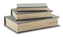 Gray Jolina set of three storage boxes, product view 3 - 21