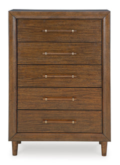 Brown, full front view of chest - 3