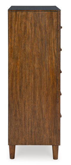 Brown, side view of chest - 4
