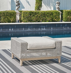 Gray Outdoor Ottoman, product view 6 - 6