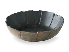 Black/Antique Gold Finish bowl, product view 2 - 2