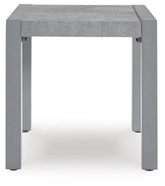 Gray, front side table view - 2