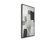 White/Gray/Black Adilson wall art, product view 2 - 2