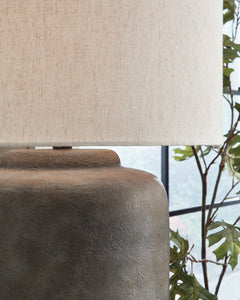 Antique Gray table lamp, product view 3 - 3