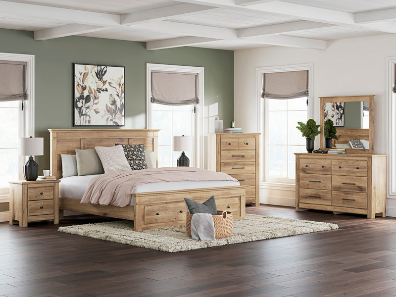 Cottage Panel Beds with Footboard Storage
