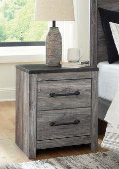 Dark Gray, nightstand in room setting - 4