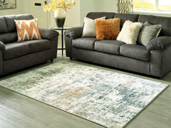 Multi 59.75" x 83.5", room view; furniture excluded - 6
