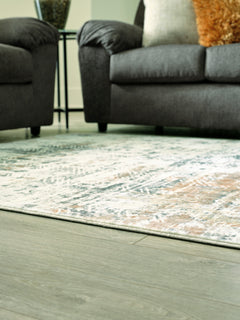 Multi 59.75" x 83.5", pile and edge detail - 7