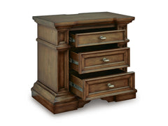 Brown / Nightstand, drawers open - 2