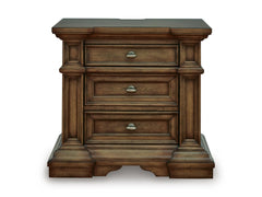 Brown / Nightstand, front view - 3