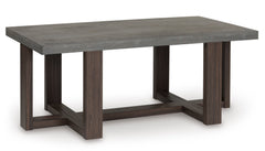Gray/Brown three-piece table set, product view 4 - 4