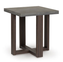 Gray/Brown three-piece table set, product view 5 - 5