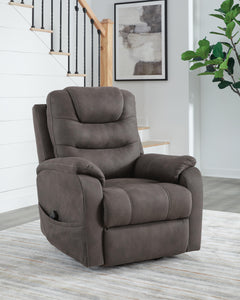Gunmetal, recliner in room; other furnishings excluded - 2