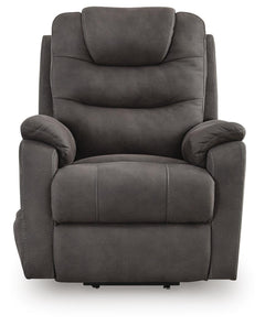 Gunmetal, complete recliner front view - 4