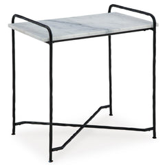 White/Black Accent Table, view 1 - 1