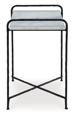 White/Black Accent Table, view 4 - 4