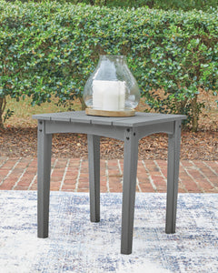 Gray / Outdoor Side Table, outdoor setting; accessories not included - 3