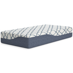 White/Blue Twin, full mattress product view - 4