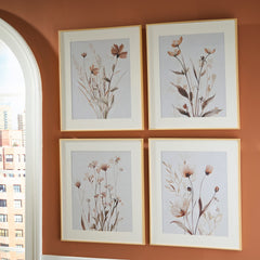 Beige/Gray/Blush Four-Piece Wall Art Set, product view 5 - 5