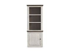 Two-tone, complete left pier cabinet front view - 3