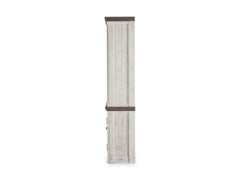 Two-tone, complete left pier cabinet side view - 5