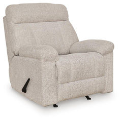 Cobble Stone, complete recliner closed angled view - 1