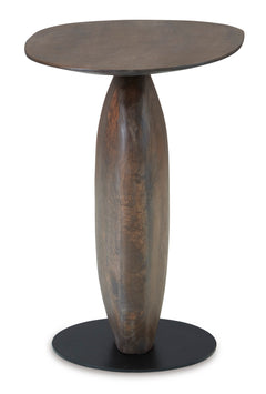 Brown/Black Accent Table, product view 2 - 2