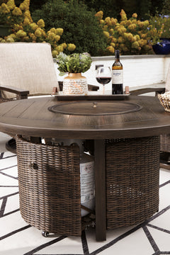 Medium Brown Fire Pit Table, product view 5 - 5