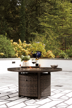 Medium Brown Fire Pit Table, product view 6 - 6