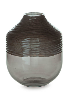 Iridescent Gray 10.13-inch height vase, product view 2 - 5