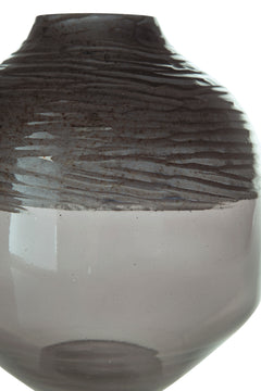 Iridescent Gray 10.13-inch height vase, product view 3 - 6
