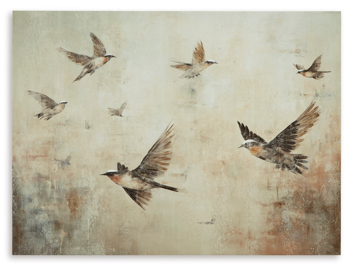 Gray/Brown Wall Art, full product view