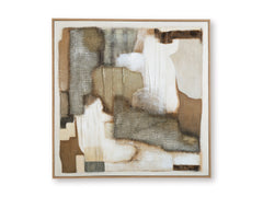 Tan/Brown/Gray Wall Art, full product view - 1