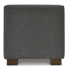 Gray Storage Bench, product view 4 - 4