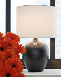 Black table lamp, product view 2 - 2