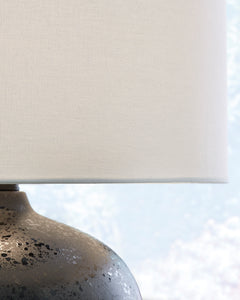 Black table lamp, product view 4 - 4