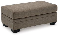 Nutmeg, complete ottoman angled view - 1