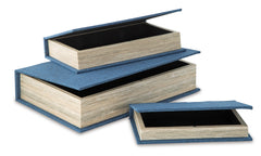 Blue Jolina set of three storage boxes, product view 2 - 9