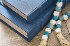 Blue Jolina set of three storage boxes, product view 3 - 10