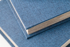 Blue Jolina set of three storage boxes, product view 4 - 11