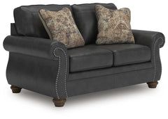 Granite, complete loveseat angled view - 5