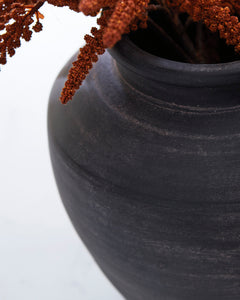 Distressed Black 12.25-inch vase, product view 4 - 4