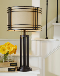 Dark Brown table lamp, product view 2 - 2
