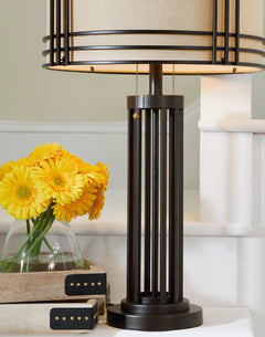 Dark Brown table lamp, product view 3 - 3