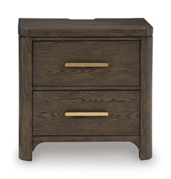 Burnished Brown / Nightstand, front view - 3