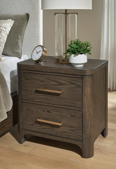 Burnished Brown / Nightstand, room setting; accessories not included - 4