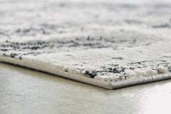 Black/Gray/White 63.25" x 83.38", pile and edge detail - 11